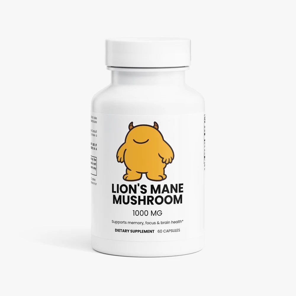 Lion's Mane Mushroom Extract Capsules - L.A.D.S. branded label
