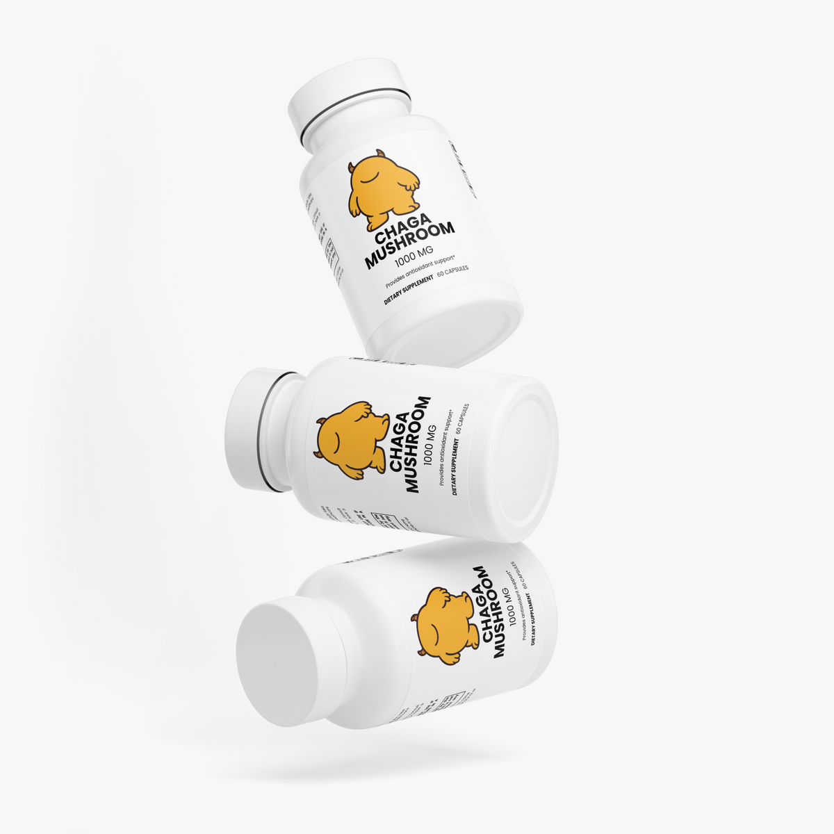 Chaga Mushroom Extract Capsules - angle 4