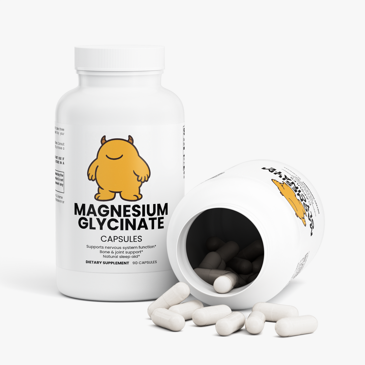 Magnesium Glycinate Capsules - angle 3