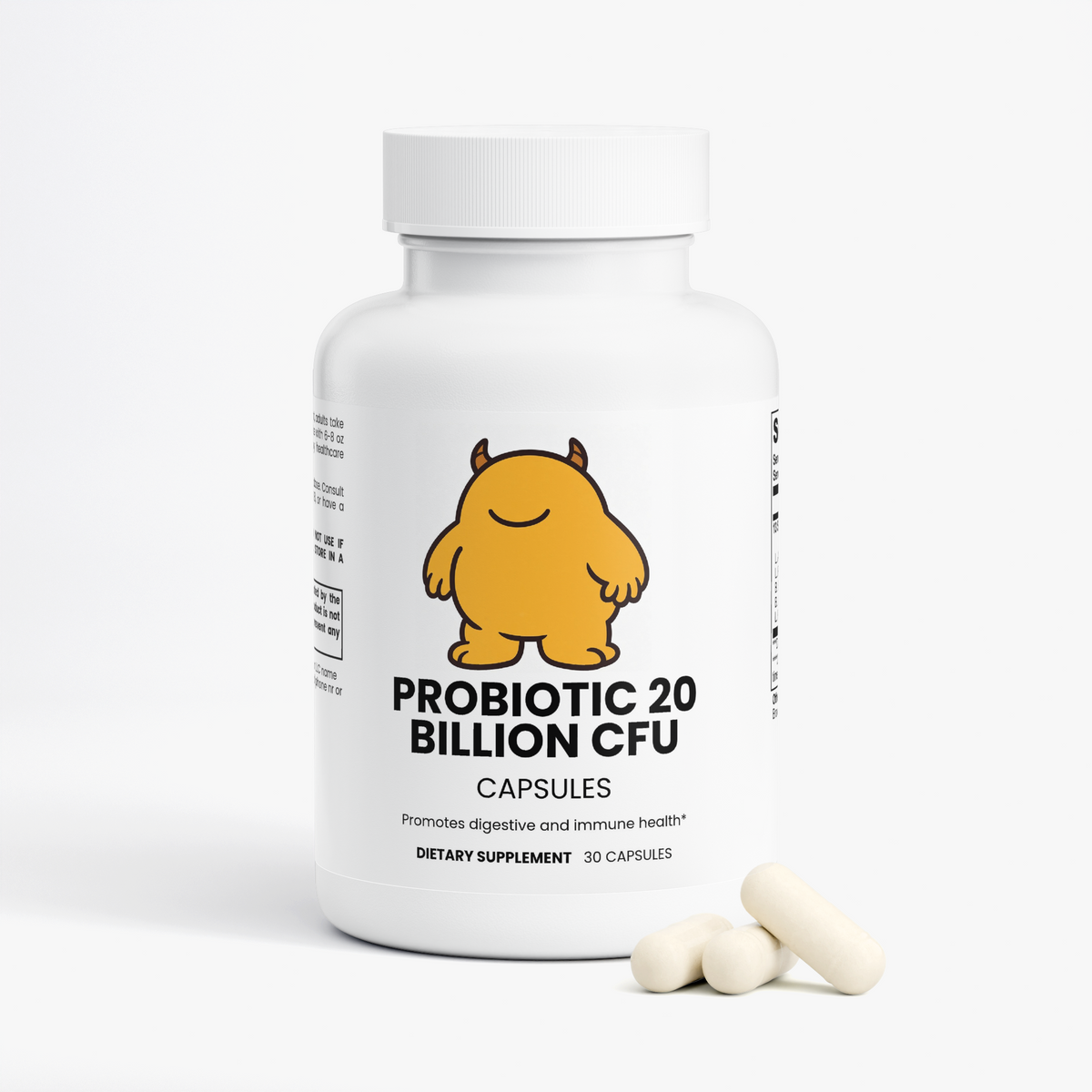 Probiotic 20 Billion CFU Capsules - angle 2