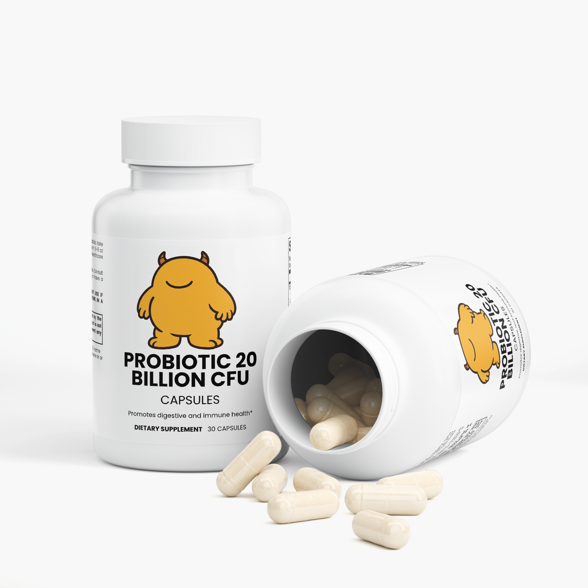 Probiotic 20 Billion CFU Capsules - angle 3