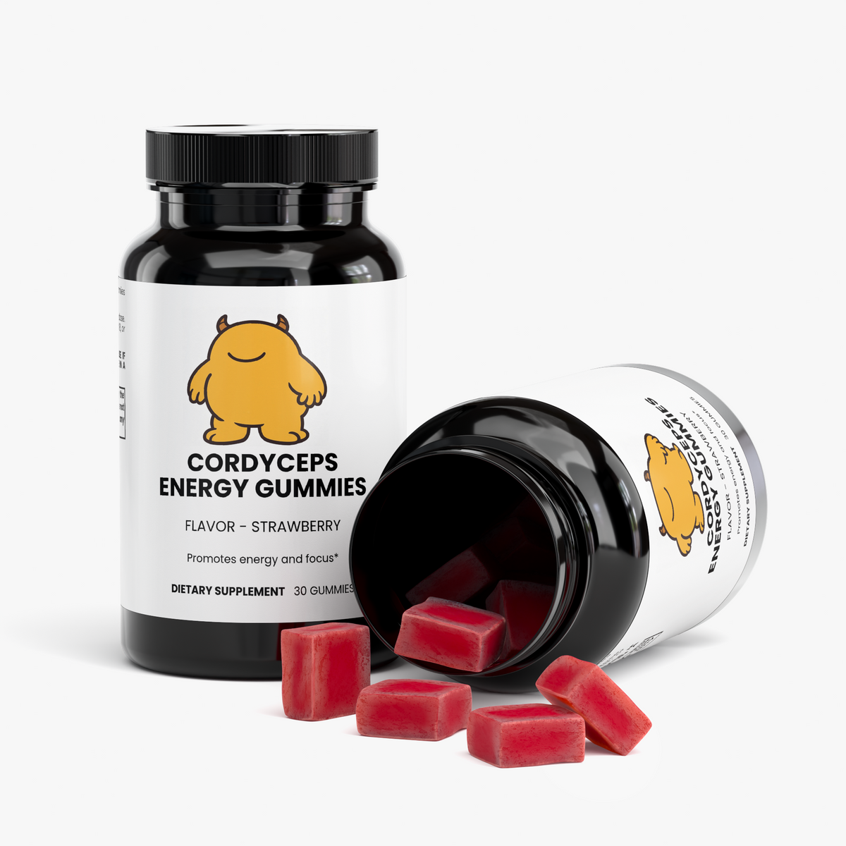 Cordyceps Energy Gummies - angle 3