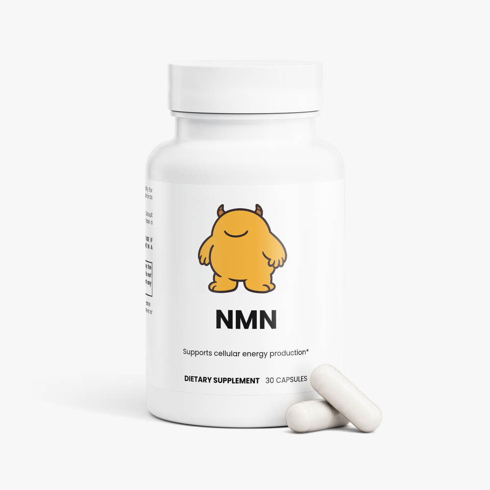 NMN Capsules - branded angle 2