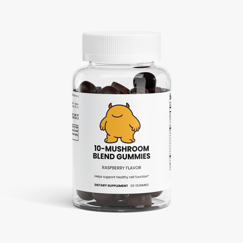 10-Mushroom Blend Gummies - L.A.D.S. branded label
