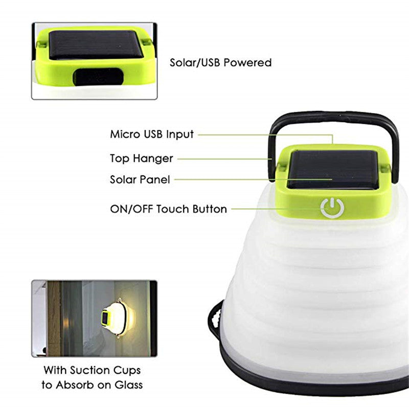 Waterproof Collapsible Camping Light – Portable Outdoor Lantern