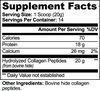 Grass-Fed Collagen Peptides - product information graphic
