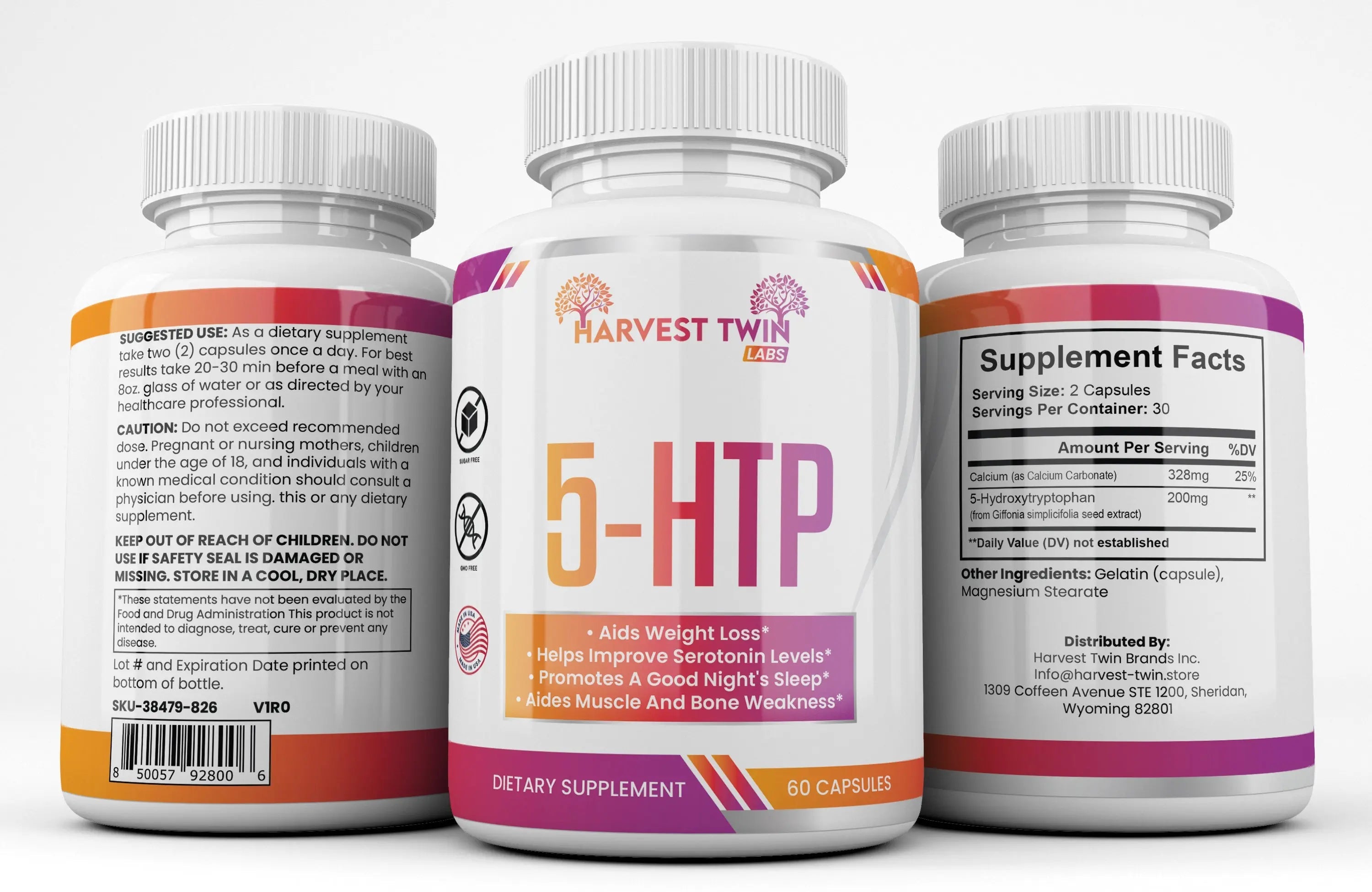 🌿 5‑HTP Mood Enhancer Supplement