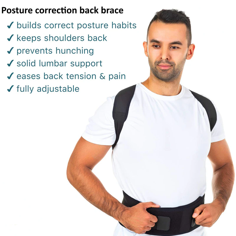 Posture Corrector Support – Magnetic Back & Shoulder Brace