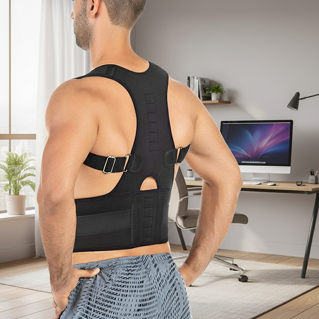 Posture Corrector Support – Magnetic Back & Shoulder Brace
