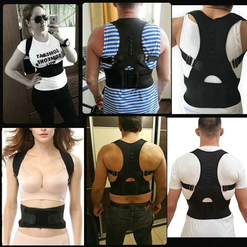 Posture Corrector Support – Magnetic Back & Shoulder Brace