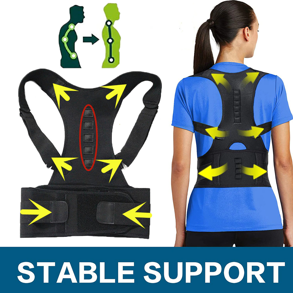 Posture Corrector Support – Magnetic Back & Shoulder Brace