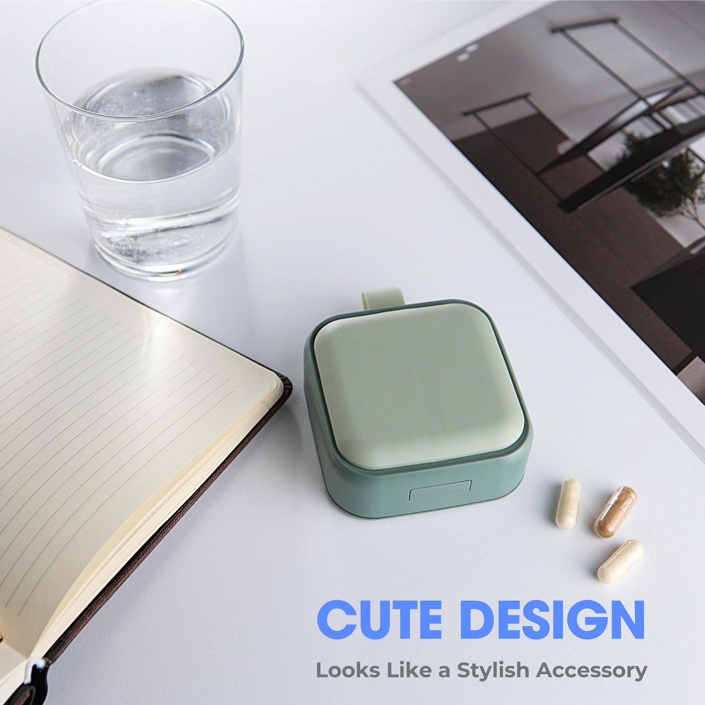 ✨ Aesthetic Travel Pill Organizer