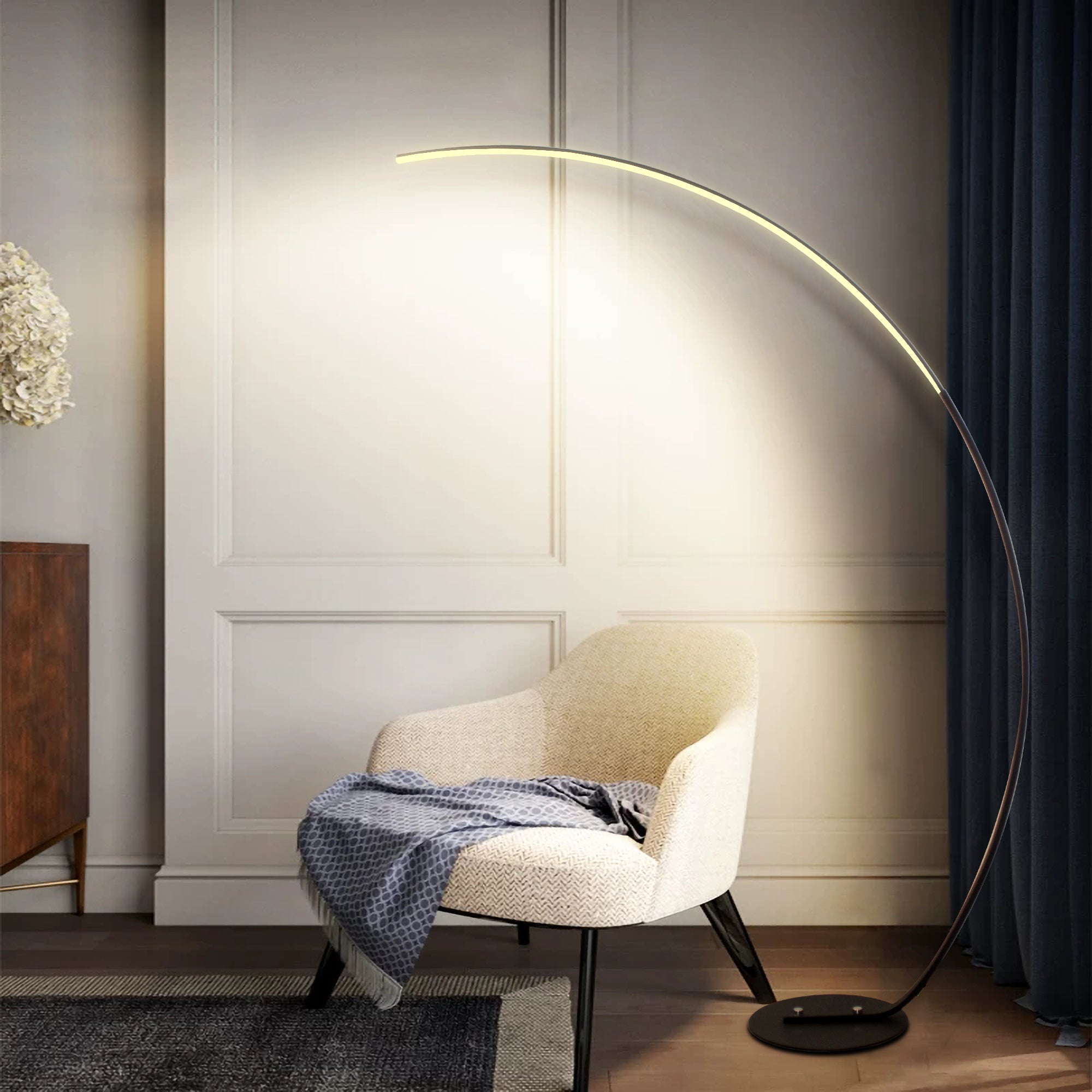 🌈 RGBW Modern Curve Floor Lamp