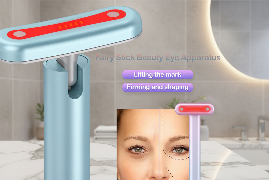 🌟 4‑in‑1 Facial Skincare Tool – Red Light & EMS Microcurrent