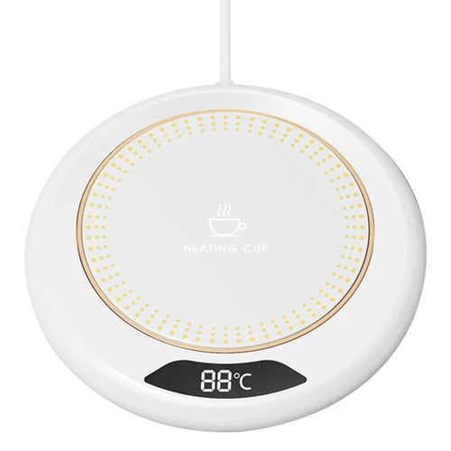 ☕ USB Smart Coffee Mug Warmer with Digital Display