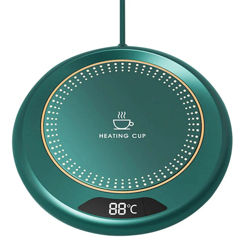 ☕ USB Smart Coffee Mug Warmer with Digital Display