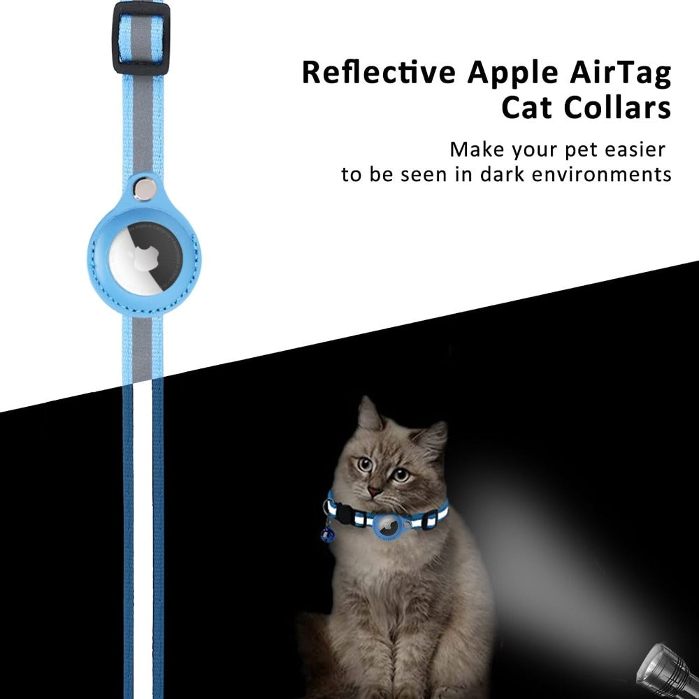 🐾 Reflective Airtag Case Collar