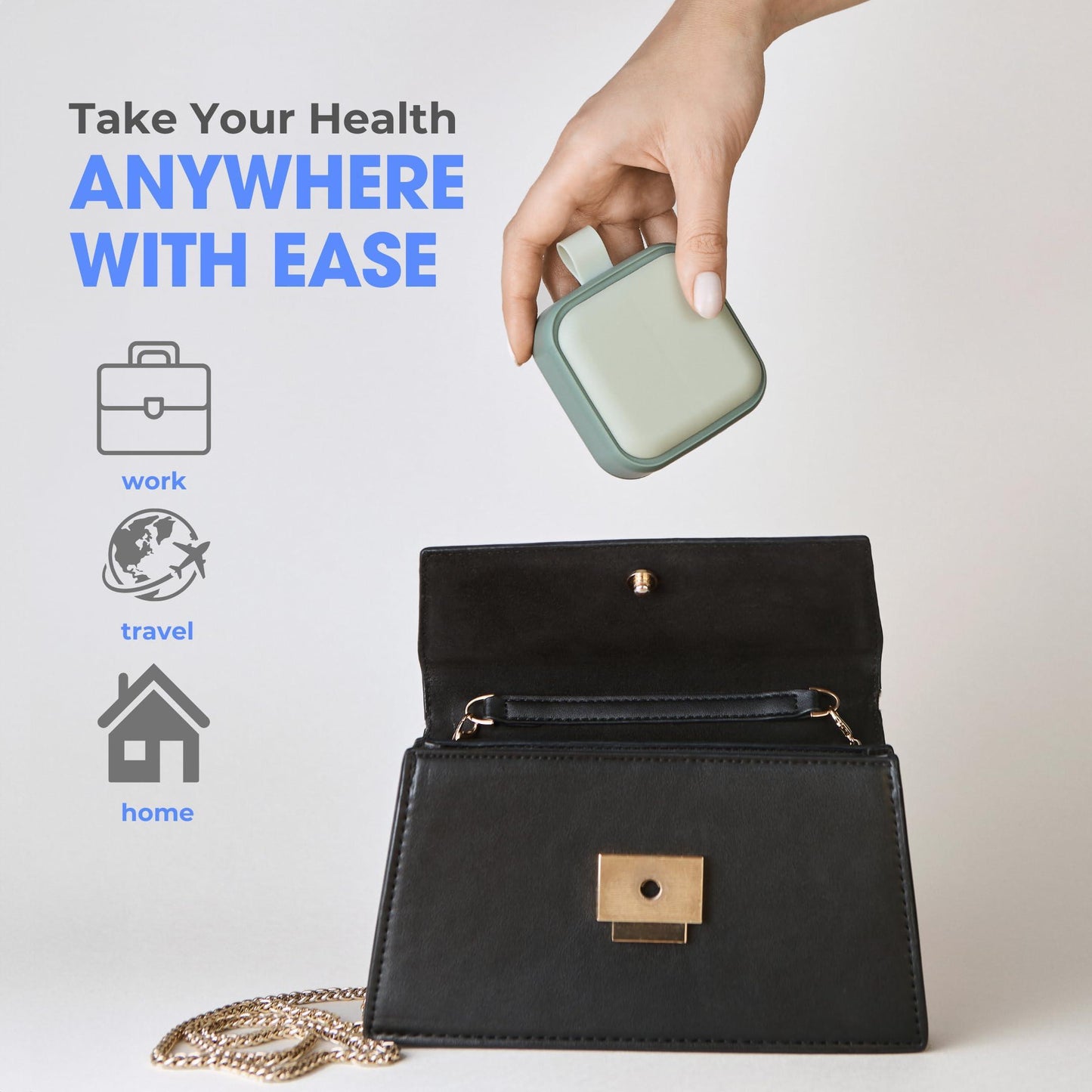 ✨ Aesthetic Travel Pill Organizer