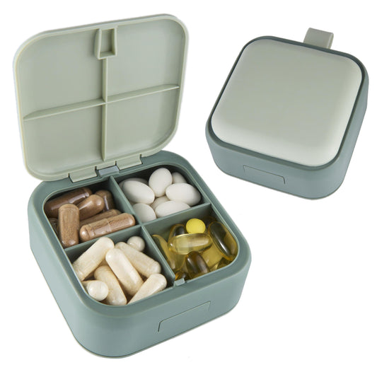 ✨ Aesthetic Travel Pill Organizer