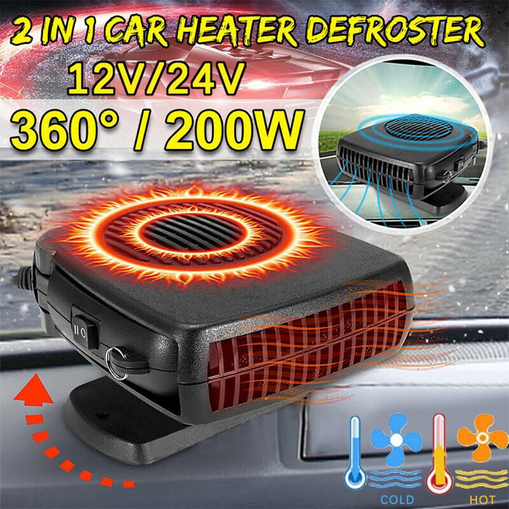 ❄️🔥 2‑in‑1 Car Heater & Windshield Defroster