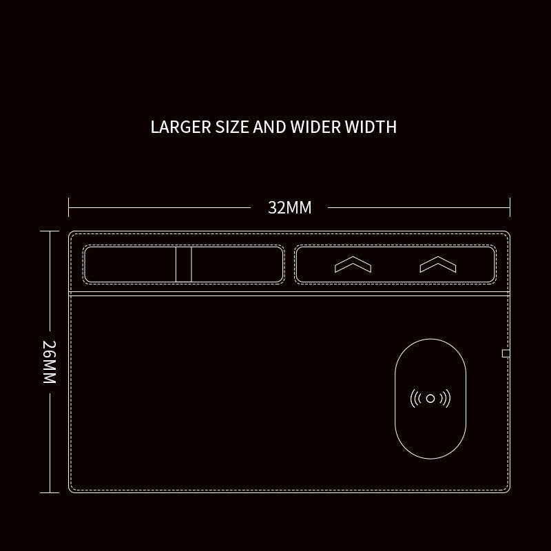 ⚡ Multifunctional Creative Wireless Charging Mouse Pad